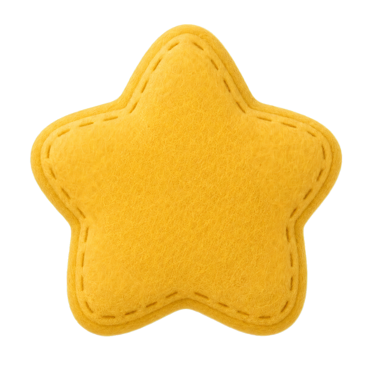 Yellow felt star