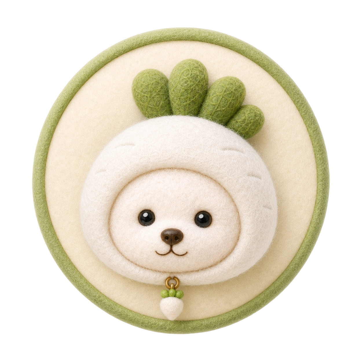 Raddie felt medallion